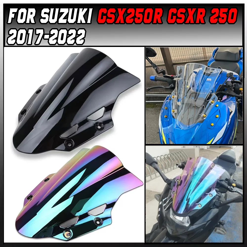 

GSXR250 Motorcycle Windshield WindScreen Fairing Screen For Suzuki GSX250R GSX 250R GSXR 250 R 2017 2018 2019 2020 2021 2022