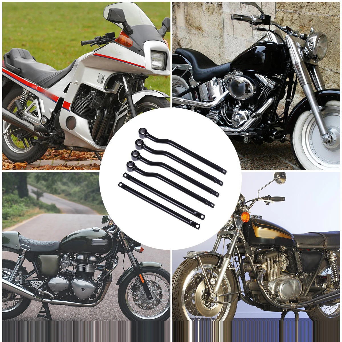 

Saddlebag Bracket Guard Plate Metal Bars Motorcycle Side Bag Mounting Rack Saddlebags Installation Durability Easy Install