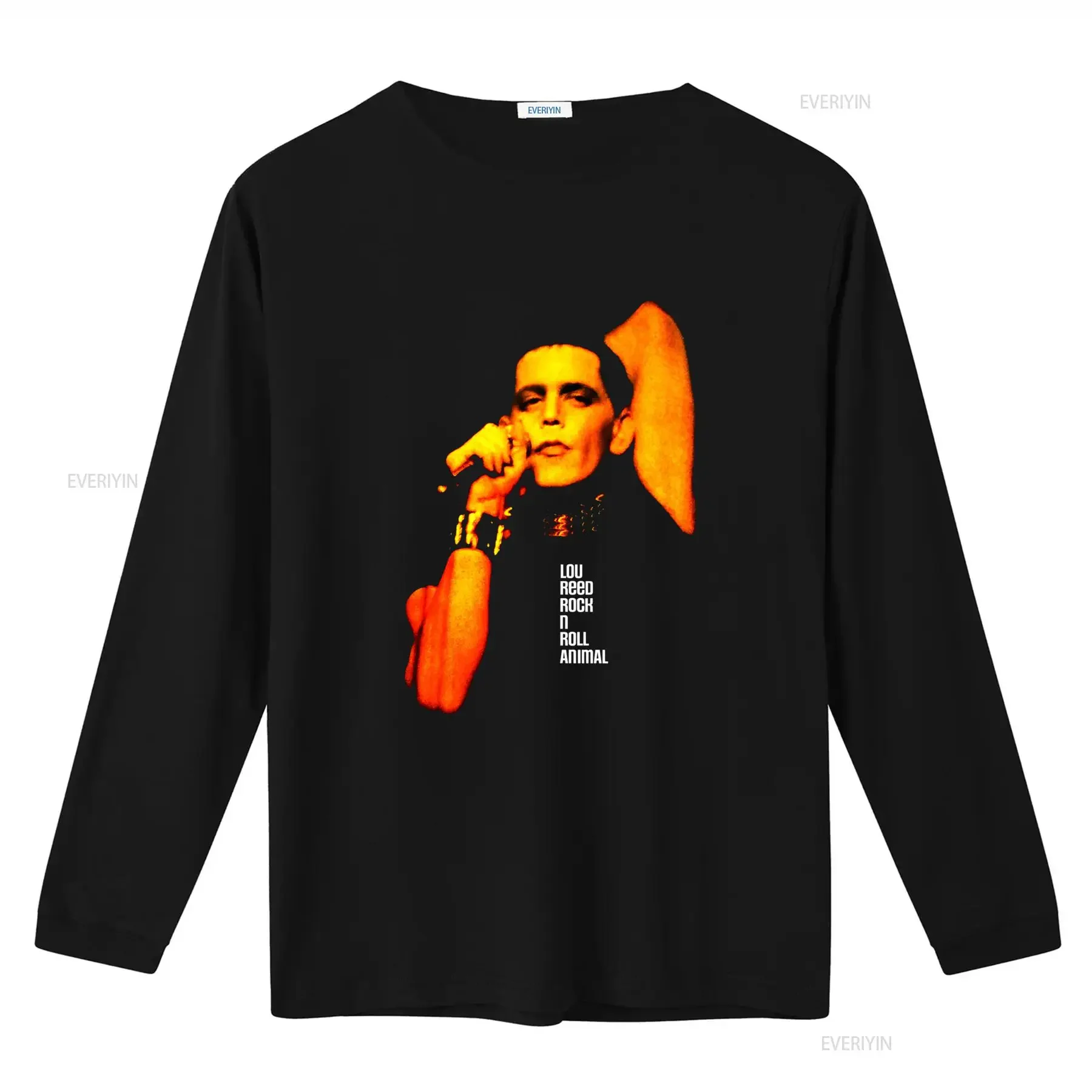 Lou Reed Rock N' Roll Animal Vintage Style T Shirt Retro Design for Music Lovers vintage Washed Breathable Stylish Unisex