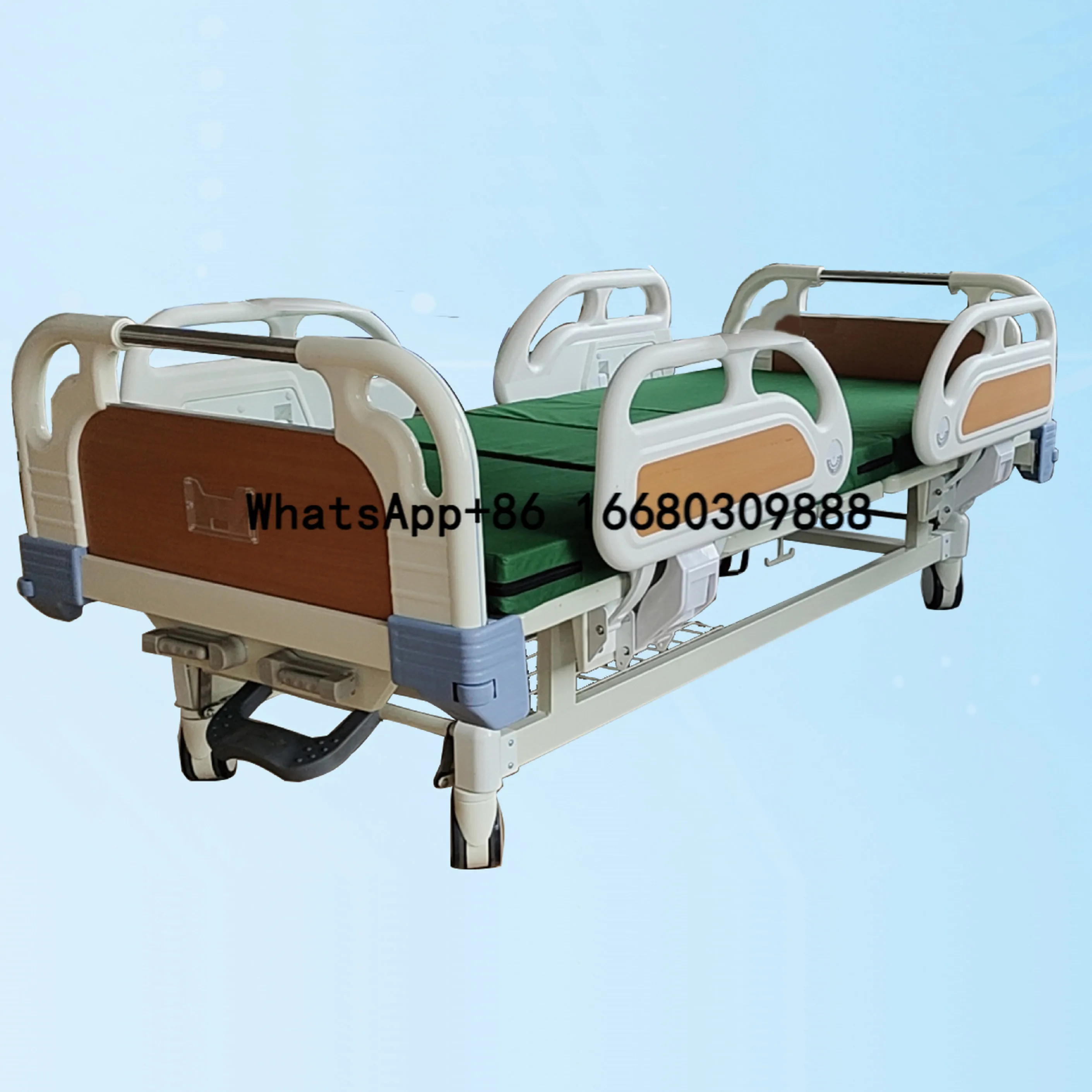 

china hospital furniture equipment 2 cranks manual two function hospital beds medical bed price for elderly