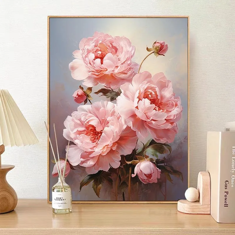 

E6003 Handmade Bloom Canvas Painting