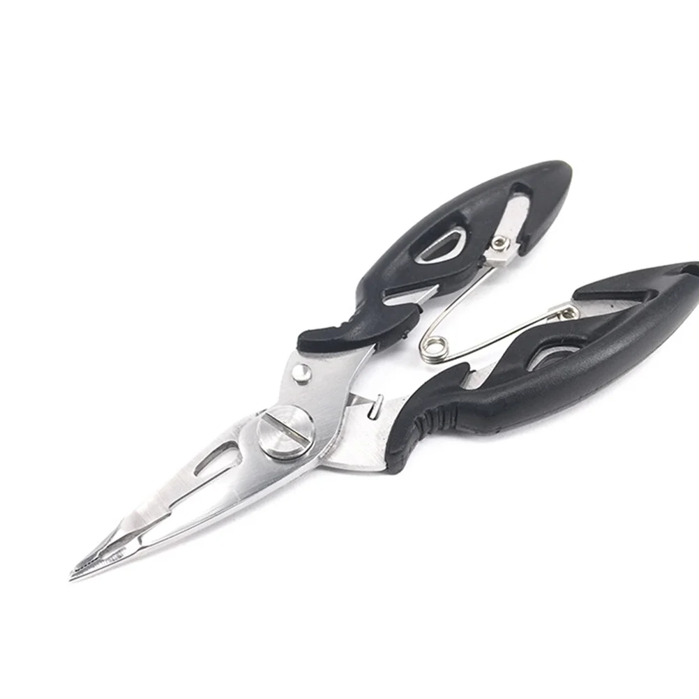 Pliers Stainless Steel Multi-Function Jaws For Saltwater Freshwater Fishing Tool Ergonomic Handle Sheath Included Fishing Tackle