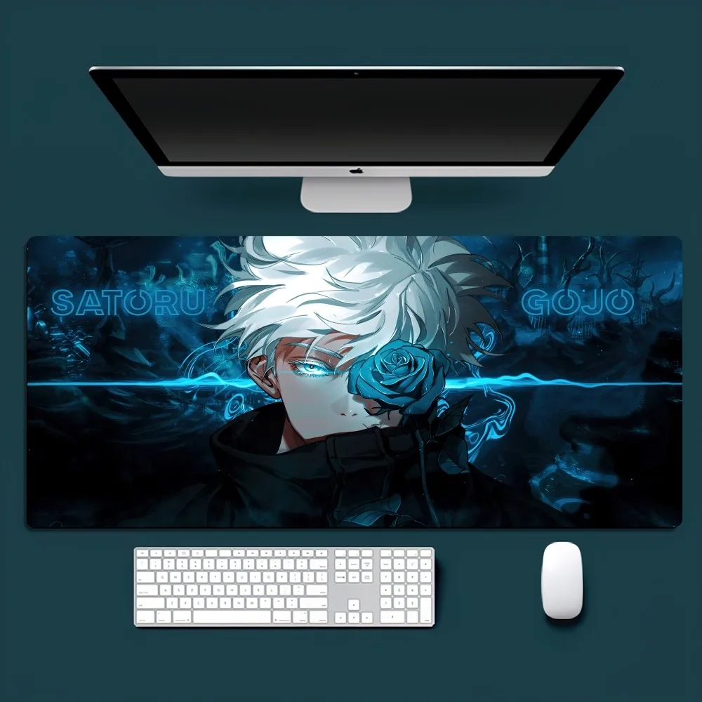 Bilibili Jujutsu Kaisen Satoru Gojo Mousepad Office Small Large PC Computer Keyboard Mouse Game Rubber Anti-Slip Mice Mat Big