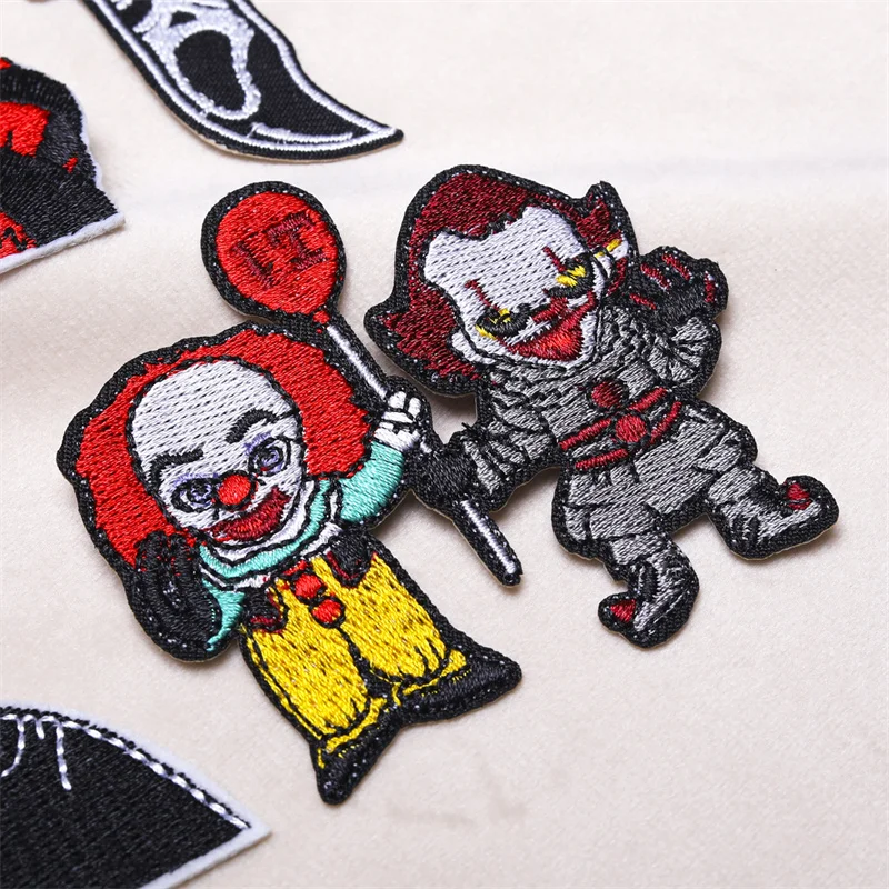 Dangerous Person  Masked Fear Embroidery Patches Ironing Applique Sew On Clothes Sewing Supplies  Arts And Crafts