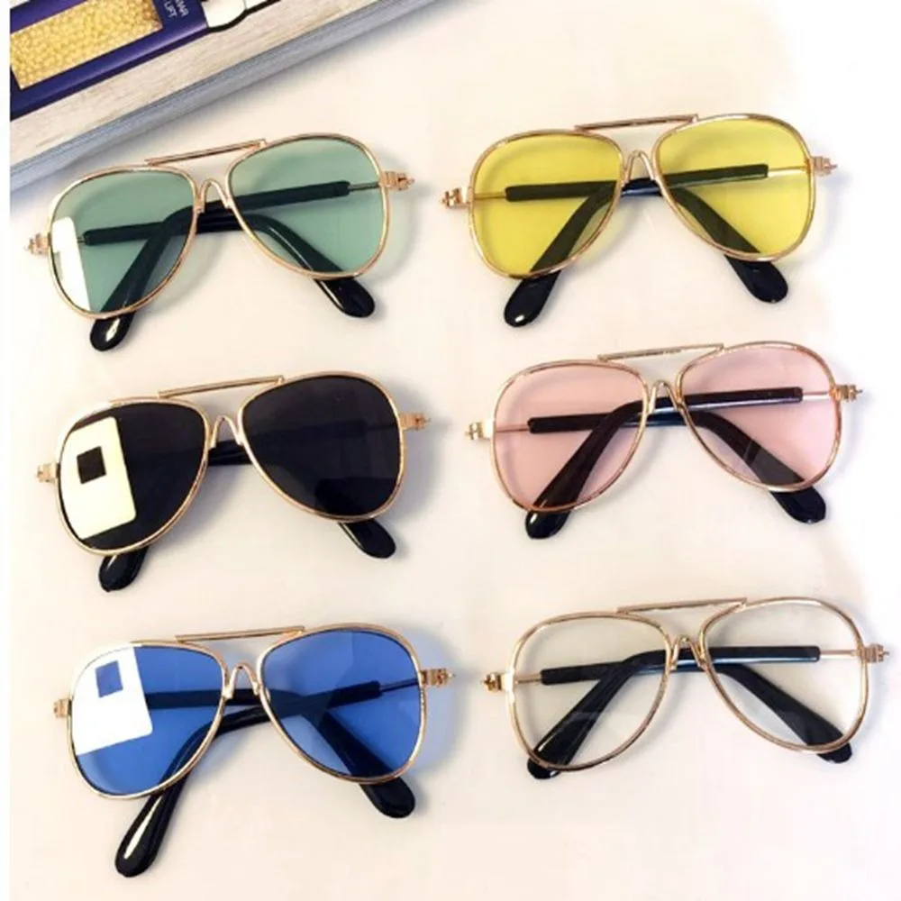 Adorável gatos acessórios para animais de estimação reflexão olho wear moda produtos para animais de estimação fotos adereços gato cão óculos de sol para animais de estimação