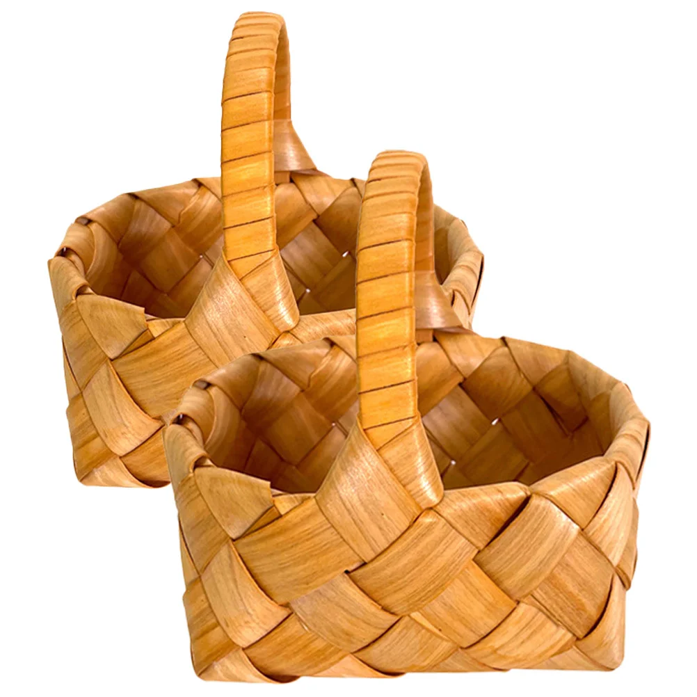 

Decorative Flower Basket Hand-woven Held for Flowers Small Gathering Holding Wicker