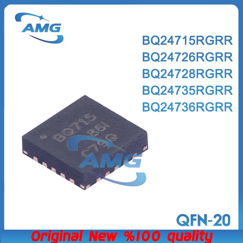 5PCS BQ715 BQ726 BQ728 BQ735 BQ24715 BQ24726 BQ24728 BQ24735 BQ24736 Package QFN-20 battery management chip charging controller