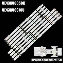 LED Backlight Strip for UA43KU6000 UA43KU7000 UA43MU6100 UN43MU6100 UE43KU6000 UE43MU6105 UE43MU7003 UN43KU6300 V6DU-430DCA-R2