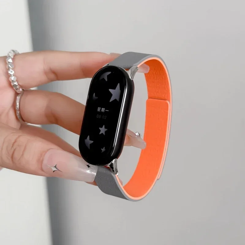 Magnetische Schleife Strap Für Xiaomi Mi Band 10 9 8, Silikon Armband Für Xiaomi Mi Band 8 9/10 Handgelenk gürtel Ersatz Zubehör – Detail 10
