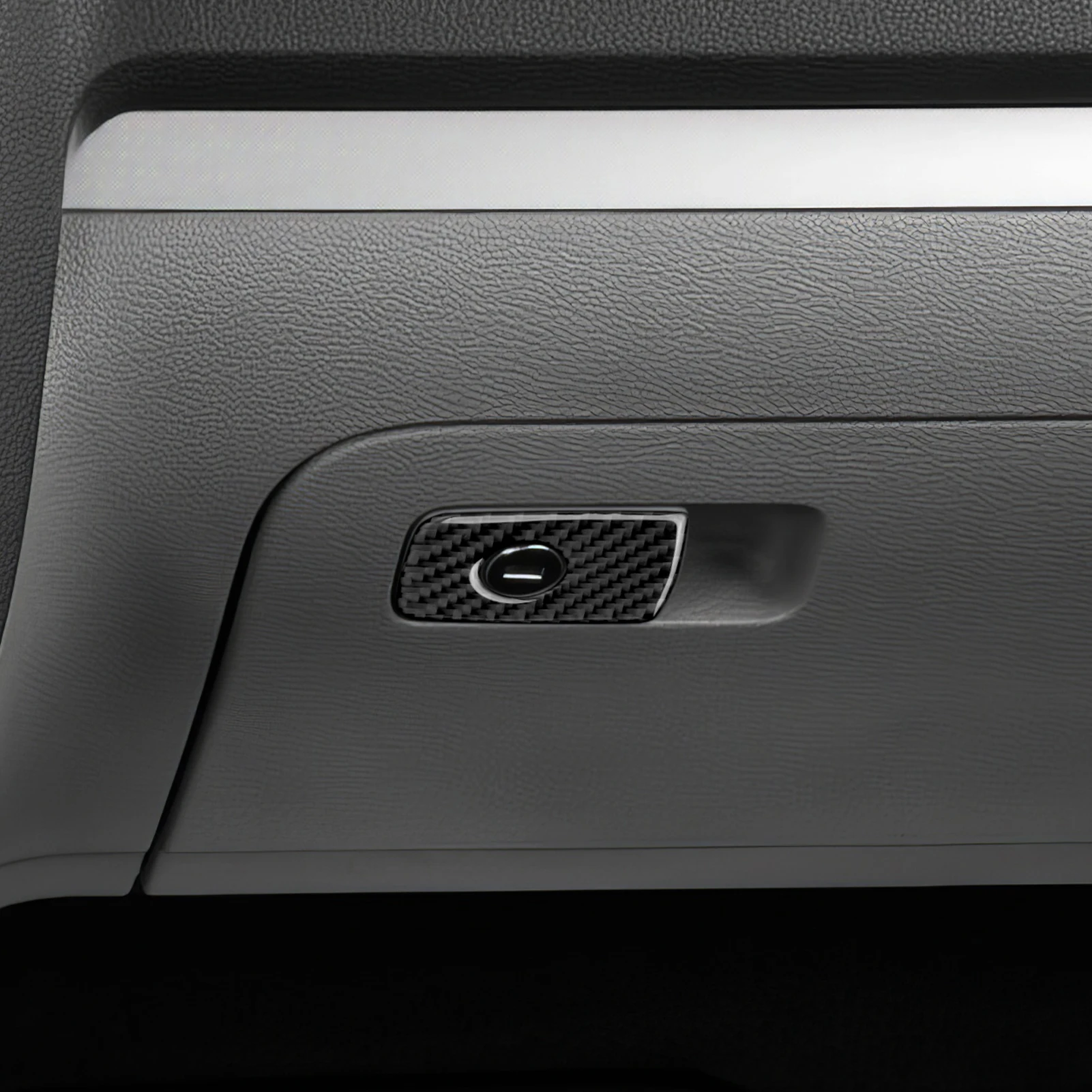 자동차 글로브 박스 수납 패널, 폭스바겐 제타 V EOS 골프 V VI MK5 MK6 R32 GTI 플러스 바리언트 액세서리용 카본 파이버 인테리어 스티커 썸네일 4