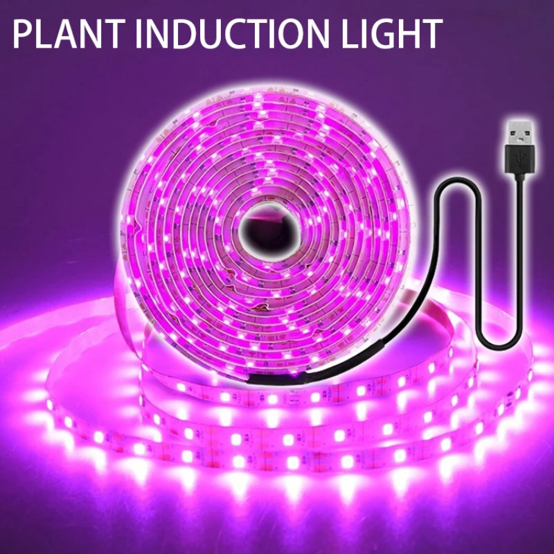 

Indoor Plant Lamp Phyto Uv USB 5v Grow Light Strip Horticultural Led Lights Lighting Hydroponics Plants Phytolamp Growing Parts