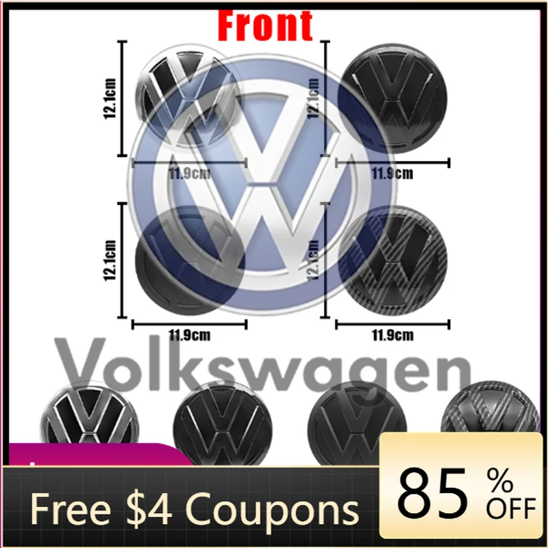 

Car Sticker 2026 Hot Styling Mouldings For VW Volkswagen Jetta MK5 Golf For Volkswagenv Polo 2014-2018 1Pc Car Logo Emblem Hood