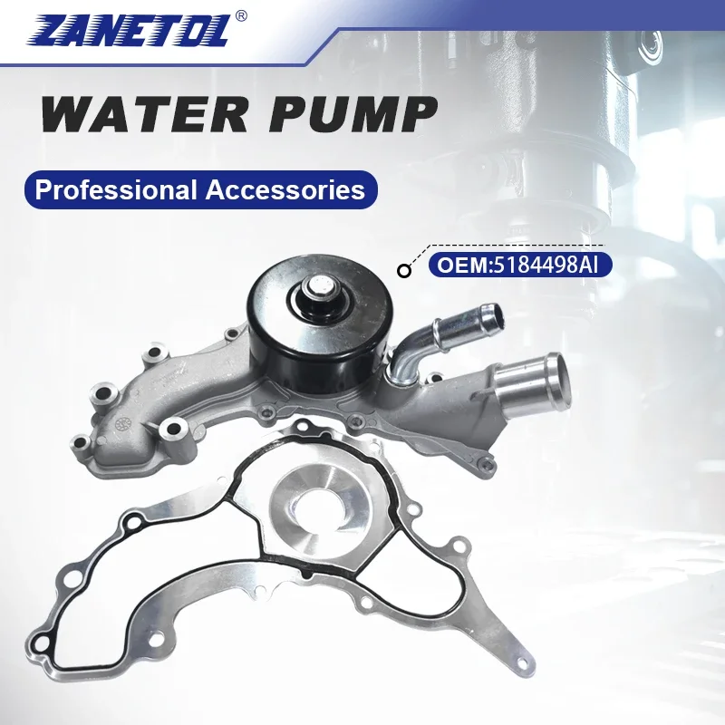 Zhenyan Cooling Cars Water Pump for JEEP GRAND CHEROKEE 2011~2015 for DODGE JOURNEY 2011~2018 5184498AI 5184498AJ 5184498 AW6169