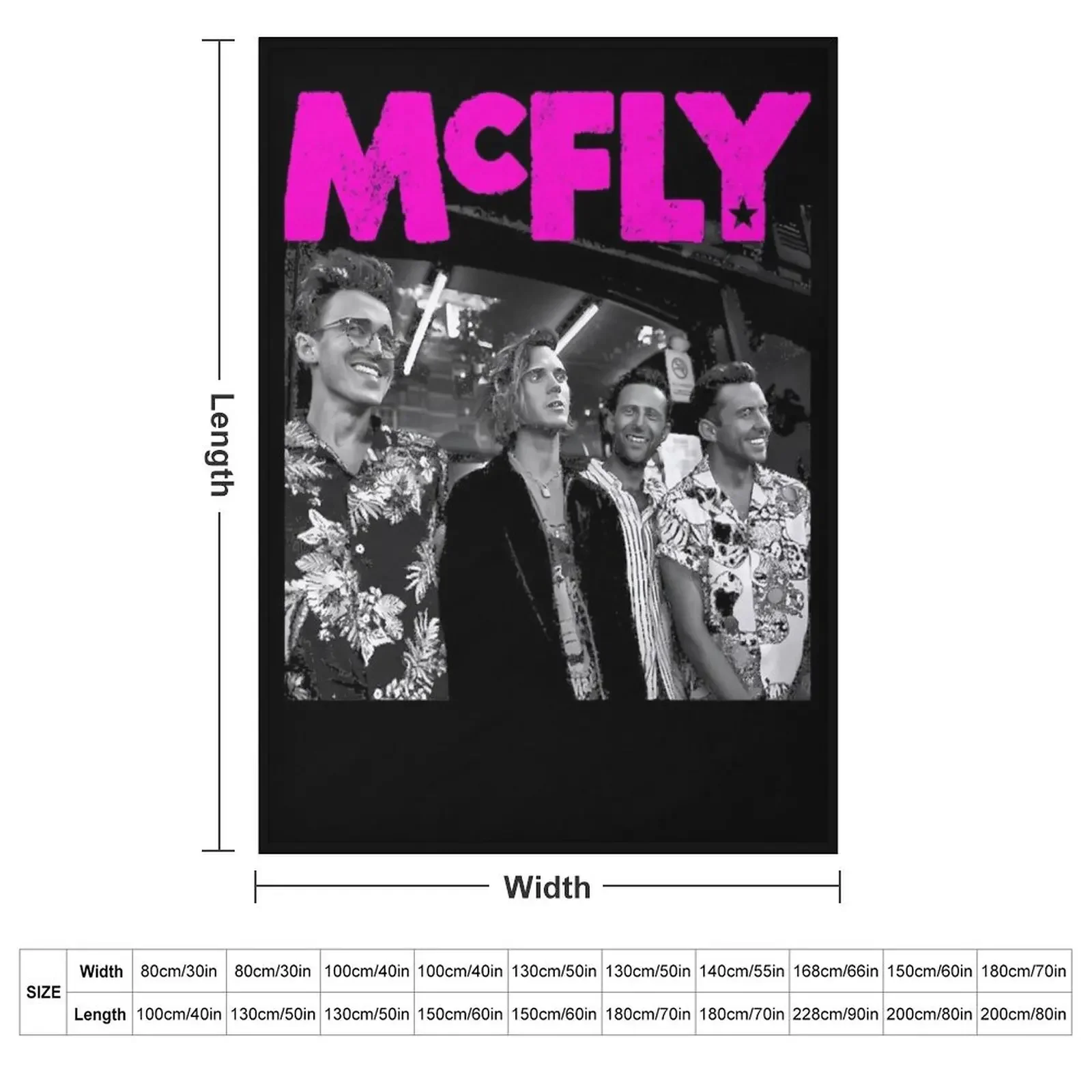 MCFLY Essential Throw Blanket Hairys Custom Bed covers for babies Blankets