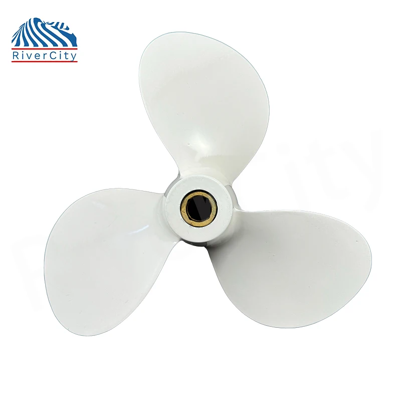 647-45941-00-EL Outboard Propeller For Yamaha 5hp 6hp 8hp 9.9hp 9 1/4x9 1/4 Boat Aluminum Alloy Screw 3 Blade Pin Drive