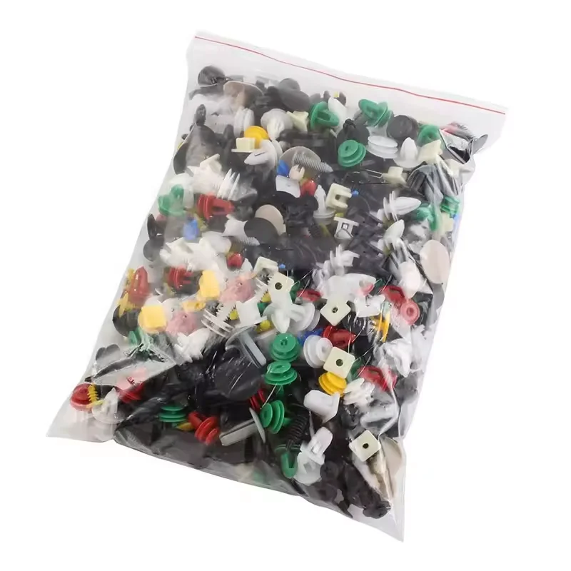 QGZ097 500pcs Universal Plastic Clips Fastener Car Bumper Clips 50 Bags/carton Liner Clip For Honda Civic Odyssey