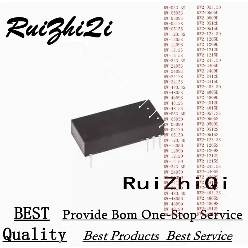 10PCS/LOT RW2-2412D RW2-2415D RW2-483.3D RW2-4805D RW2-4809D RW2-4812D RW2-4815D DC/DC CONVERTERS