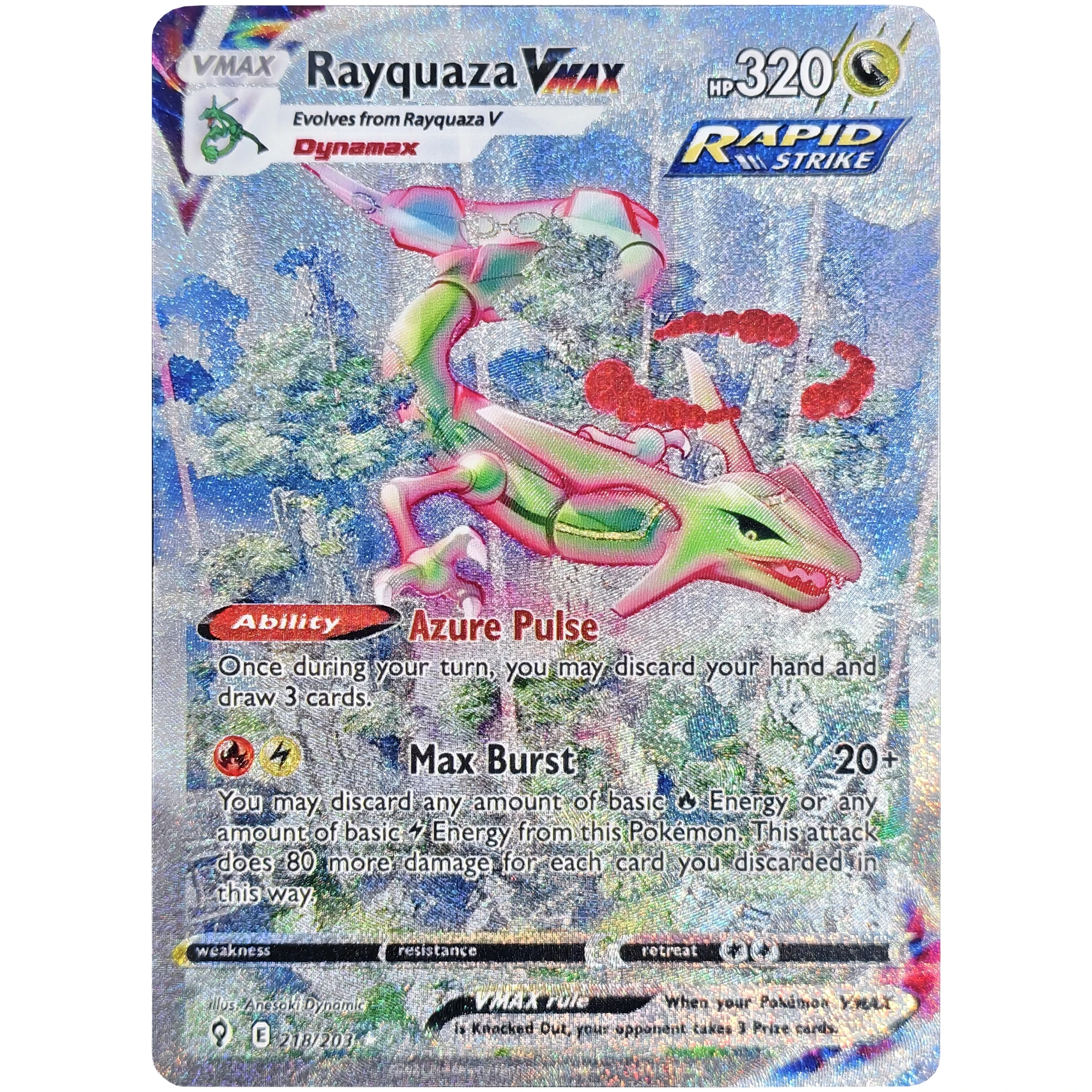 Hoge kwaliteit PTCG Engelse Team Rocket's Mewtwo zeldzame textuur flashcard Lugia Umbreon Mew DIY zelfgemaakte anime verzamelkaart