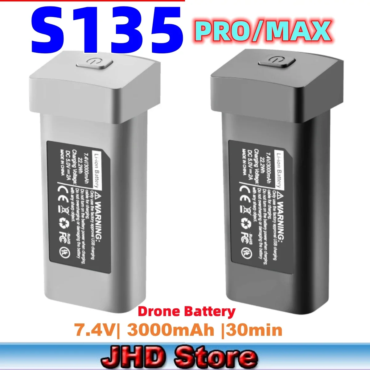 

JHD оригинальный S135 PRO Дрон батарея для S135 PRO MAX аксессуары Запчасти 3000mAh S135 MAX RC Дрон батарея оптовые поставщики