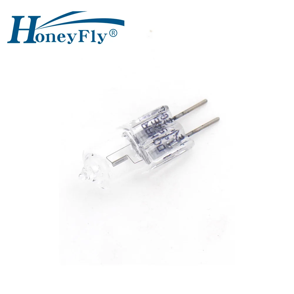 HoneyFly Spectrophotometer Halogen Lamp Bulb G4 JC 12V 20W Light Quartz UV Open for 14546-OS Spectrophotometer Microscope