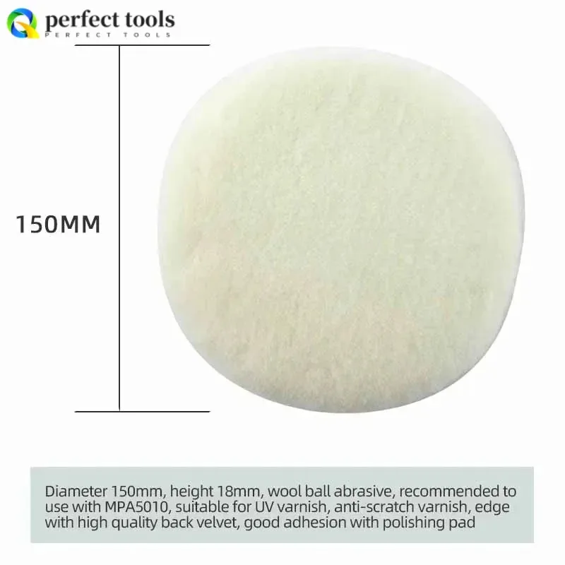 Duitse FESTOOL 6 inch 150 mm fleecebal auto schoonheid polijstschijf gewaxt polijsten (202046) witte verf spuitverf behandeling