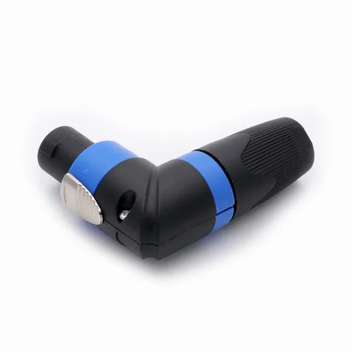 Imagen 2 del producto Conector Speakon de ángulo recto de 4 pines, enchufe macho hembra, enchufe de montaje en Panel, convertidor de bloqueo giratorio para altavoz amplificador, 1 ud./1 par