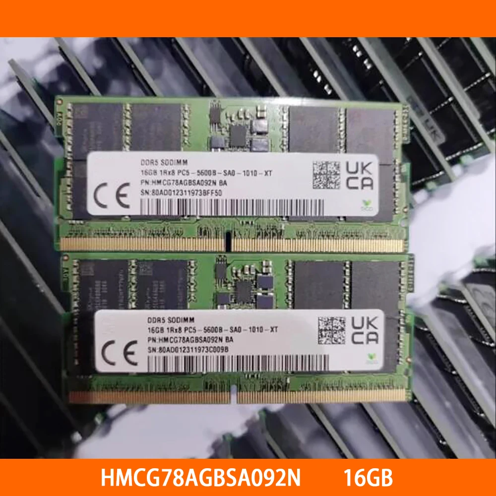 

1 шт. оперативная память 16 Гб HMCG78AGBSA092N для SK Hynix 16 Гб 1RX8 DDR5 5600B память для ноутбука