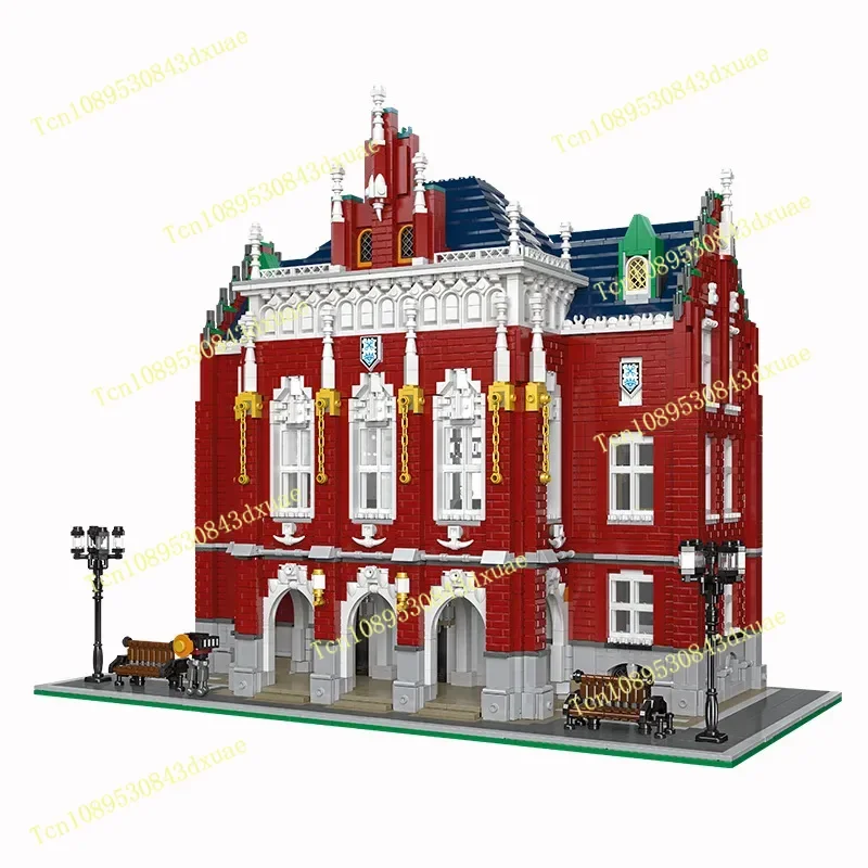 89123 6355+pcs/set the University Create Expert Street View Building Blocks Toys for Kids Christmas Gifts