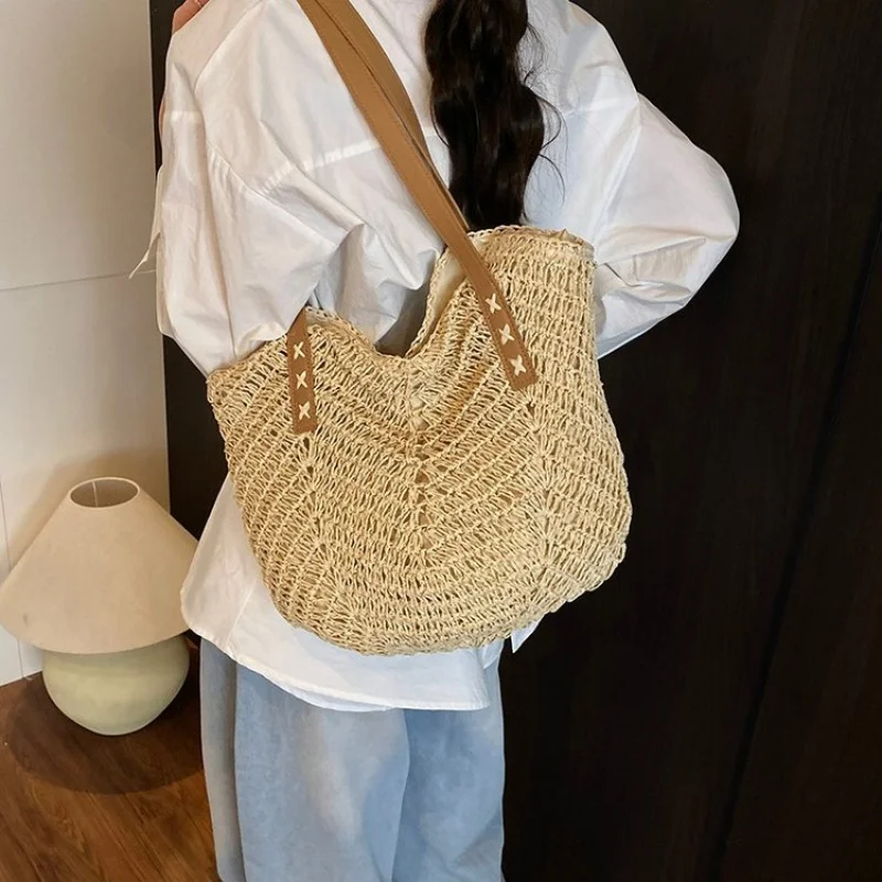 

Premium Leather Ladies Messenger Bag By Famous Designer - Women's Shoulder Handbag Elegant Crossbody Tote Classic