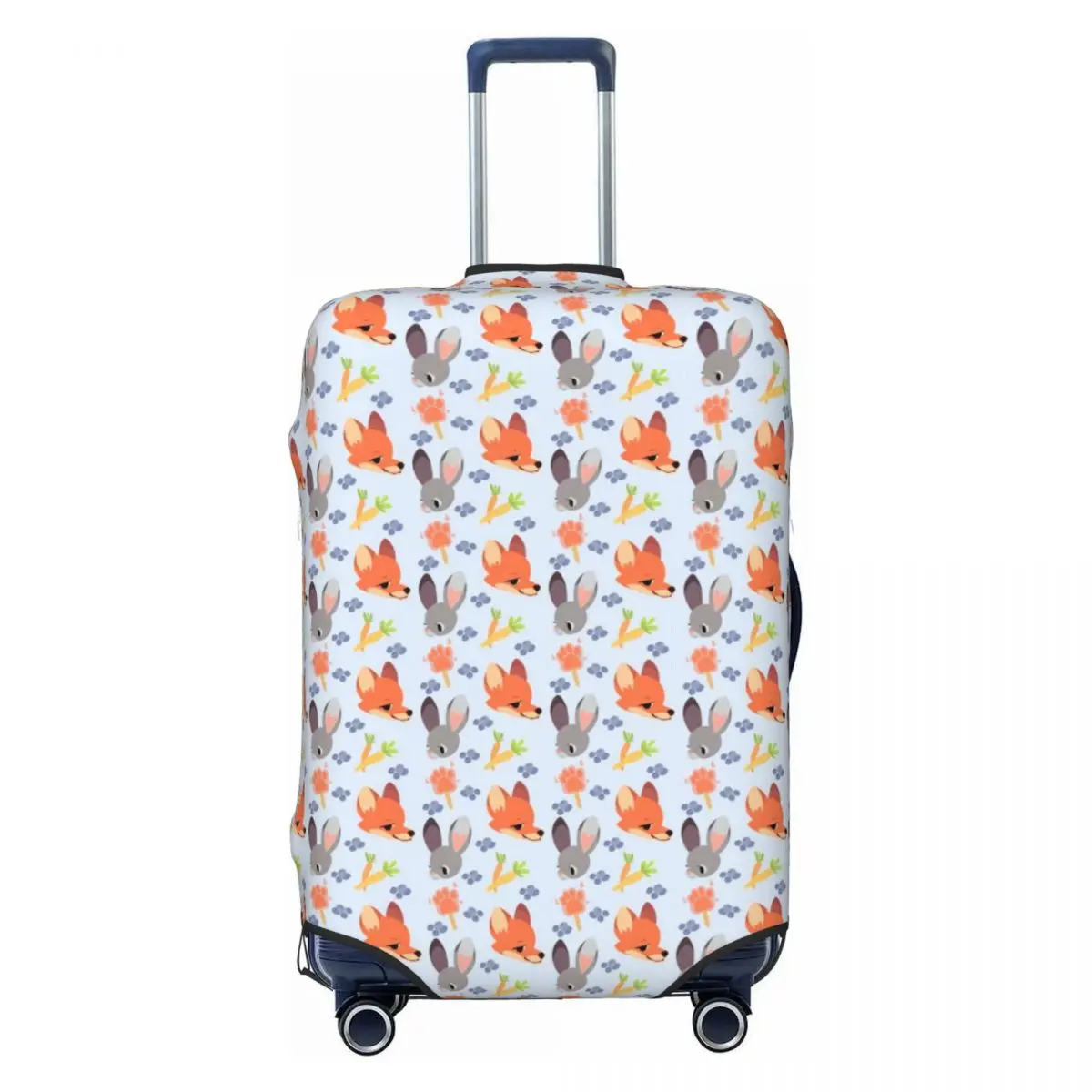 

Custom Judy Nick Funny Cartoon Suitcase Cover Dust Proof Zootopia Travel Luggage Covers for 18-32 inch