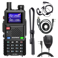 Baofeng UV5RH Pro 10W  2500mAh VHF UHF Six Band 999Cha Air Band TYPE-C Frequency Copy Long Range Communication Walkie Talkie