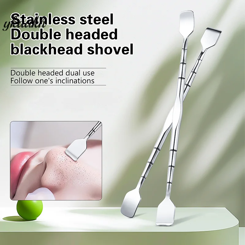 مزيل الرؤوس السوداء بثرة بوبر أداة حب الشباب إبرة إزالة العلاج Comedone Whitehead ظهرت Zit الأنف الوجه العيب النازع #1