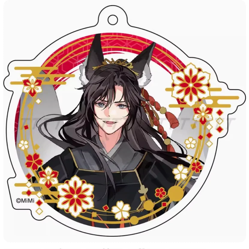 2024 Grandmaster of Demonic Cultivation Cartoon Jiangchen Wei Wuxian Lan Wangji MDZS Hyakkiyakou Acrylic Pendant Keychain Gift