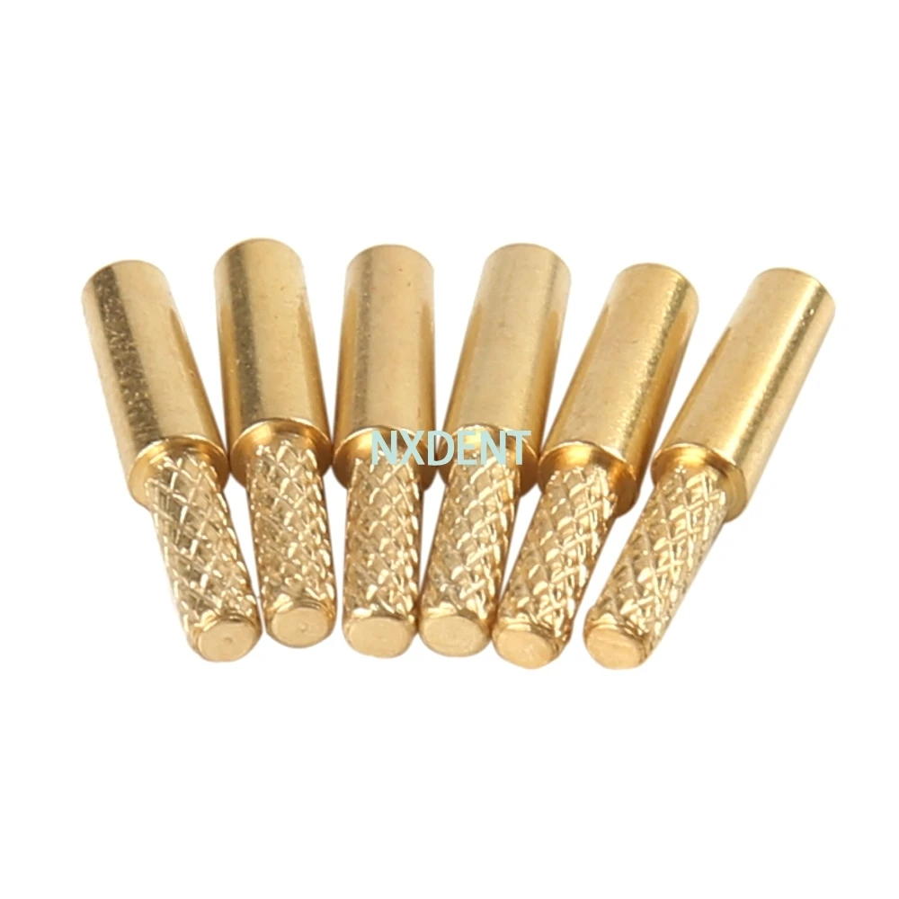 1000pcs/bag Dental Copper Pins lab Solid Plate Nail Brass Nail Pin Used with Pindex 3*14mm