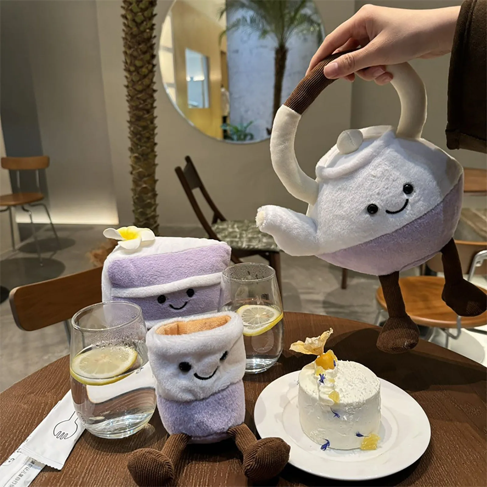 Kawaii Tee Tasse Plüsch Spielzeug Teekanne Gefüllte Puppe Nette Kaffee Tasse Plüsch Zimmer Dekoration Simulation Teekanne Liefert Kind Geburtstag Geschenke