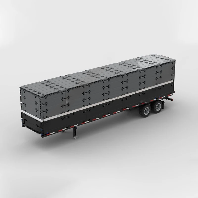 1185PCS Box Rimorchio per 42078 Mack Anthem Truck Accessorio Modello fai da te Building Blocks Regalo di compleanno