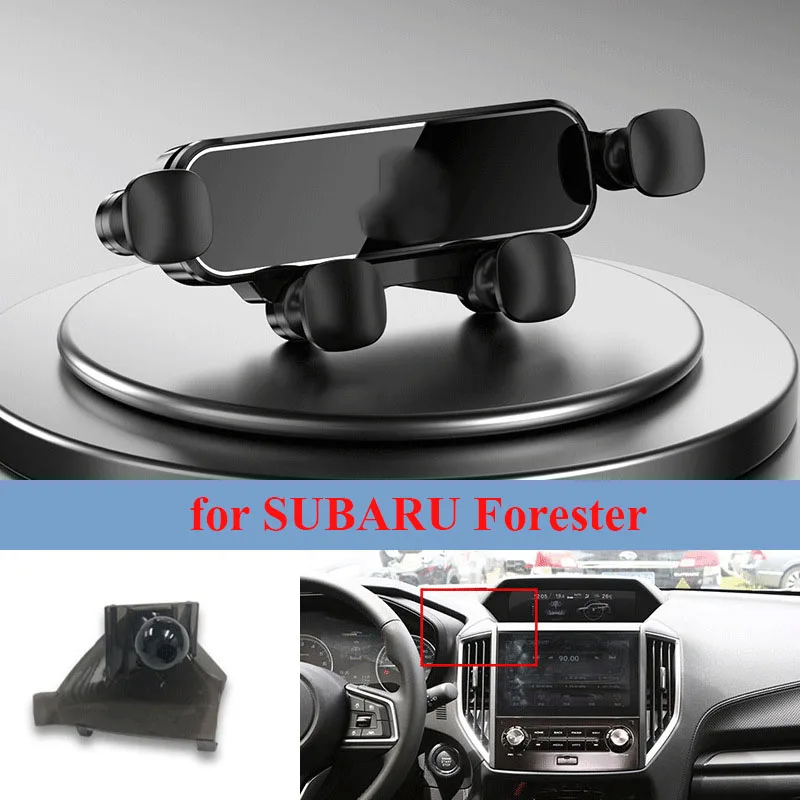 Car Mobile Phone Holder Base Air Outlet Clip Bracket Stand For Subaru Forester 2023 2022 2020 2018 2016 2015 2024 Accessories