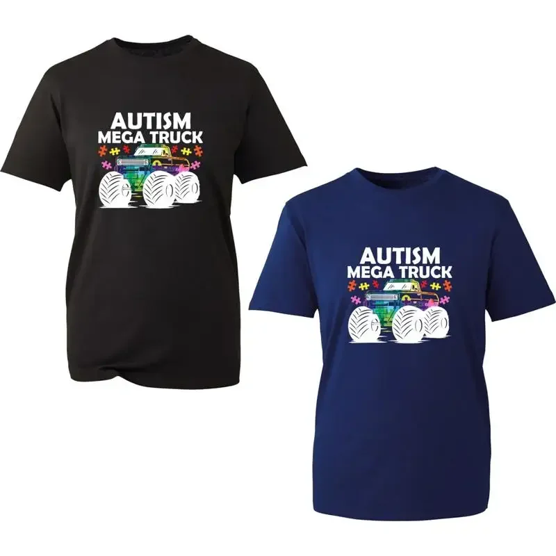 Autism Awareness T Shirt Mega Truck Health Kindness