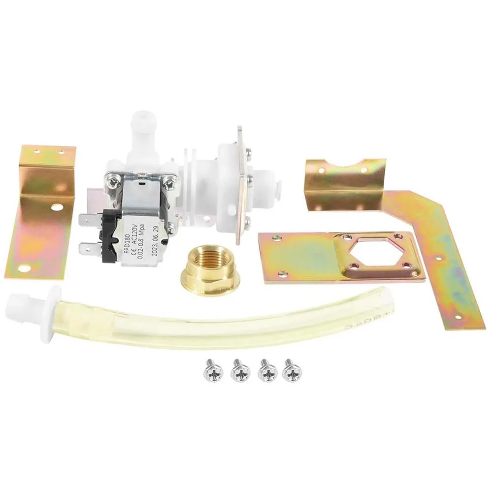 Ice Maker Water Inlet Solenoid Valve 120V 60Hz 5W Brass Connector For Manitowoc 000009123 Replacement Part