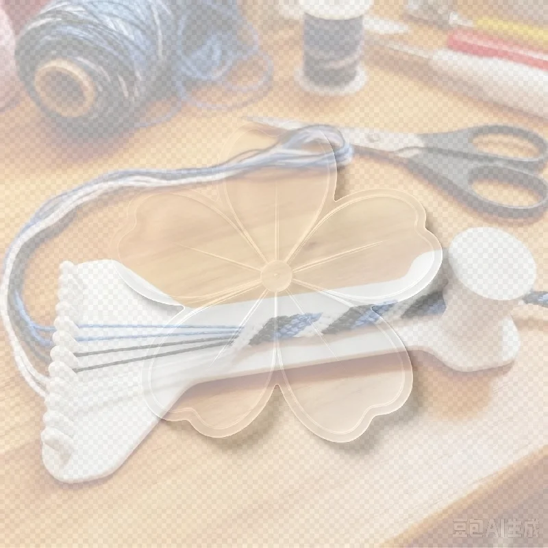 DIY Handmade Weaving Tool For Bracelet Making Craft Kit Mini Plastic Adjustable Rope Braiding Rack For 3D Printing