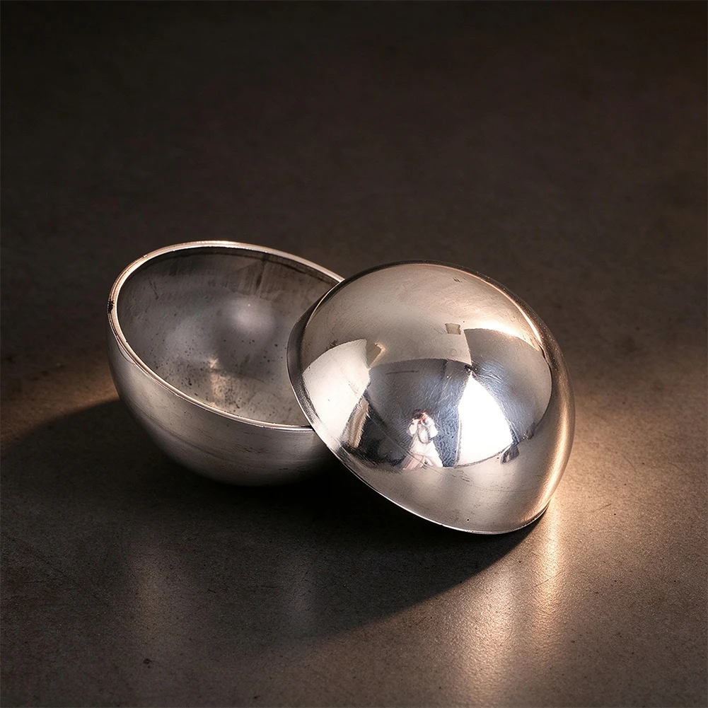 304 Stainless Steel Hemisphere Bowl 1.5mm Thick Metal Half Sphere Cup DIY Craft Round Ball Parts Desktop Decor Accessories