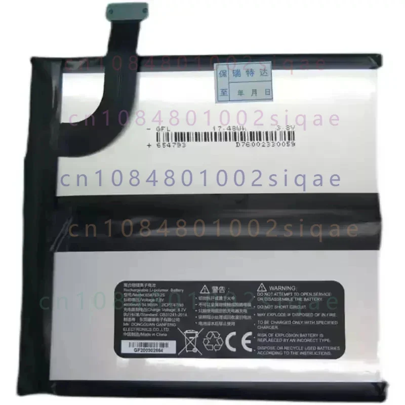New Compatible Laptop Battery For GPD P2 Max / MicroPC / Win Max / Win3  654793-2S 4600mAh Batteries+Tools  RTDPART POCKET 2 MAX