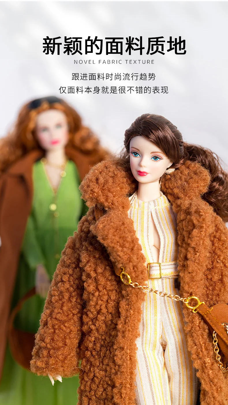 Supermodel Doll Clothes Suit Black Red Wedding Dress 32cm DollHouse DIY Dress Up Toys 1/6 Anime BJD Collector Birthday Gifts