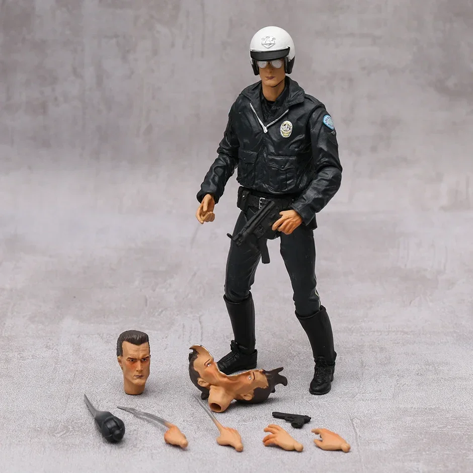 

NECA T-1000 фигурка мотоциклиста Cop Terminator 2, судьба, отличная модель, игрушка, подарок, коллекционные предметы