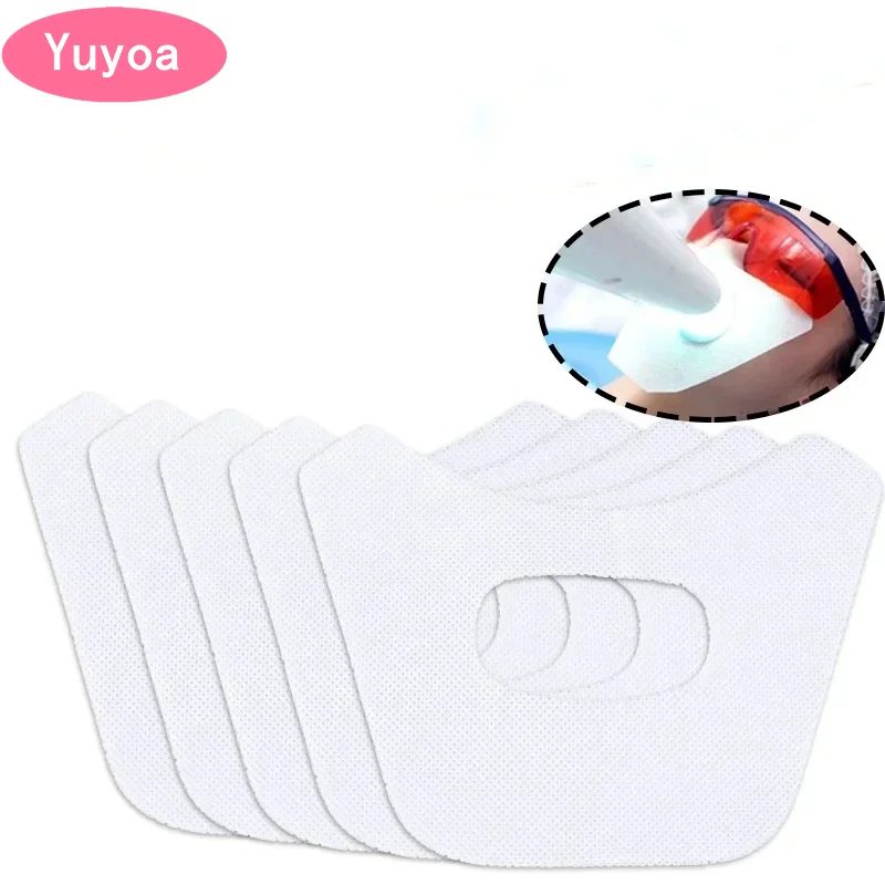 

200Pcs Dental Mouth Cloth Saliva Pad Lip Protection Pad Teeth Whitening Pad Whitening Consumables Dental Face Mask Mouth Mask