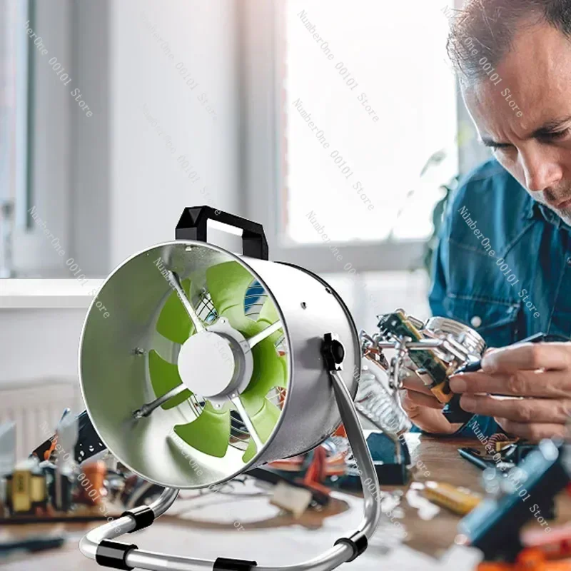 Portable Exhaust Fan for Kitchen No Installation Required with Adjustable Bracket for Indoor Outdoor Use