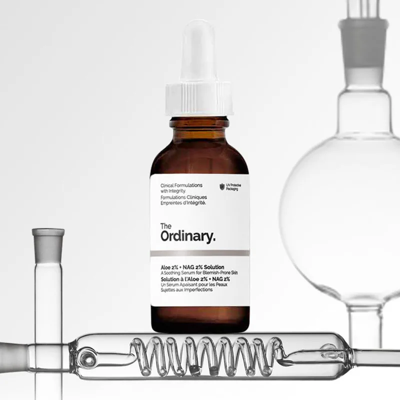 Suero con Aloe 2% + NAG 2% 30ml Multiefecto para Marcas Post-Acné, Mejora la Textura de la Piel, Refuerza la Barrera Protectora