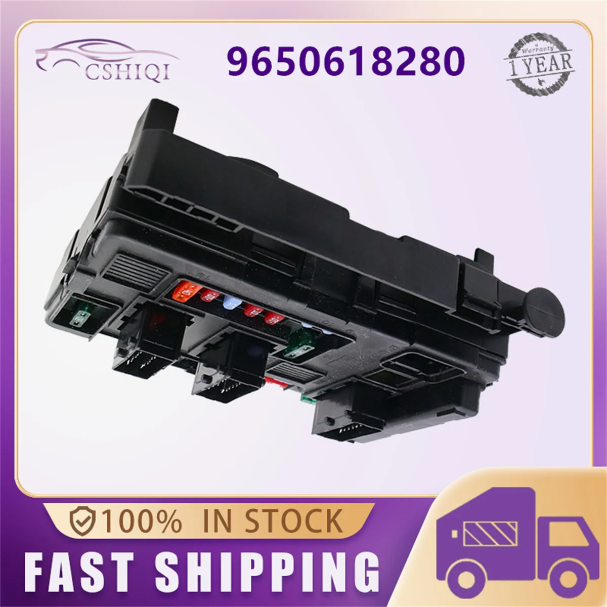 9650618280 Car Fuse Box Module For Peugeot Partner 206 307 For Citroen Xsara Berlingo Picasso C2 C3 C5 6500Y3 BSM B5 Accessories