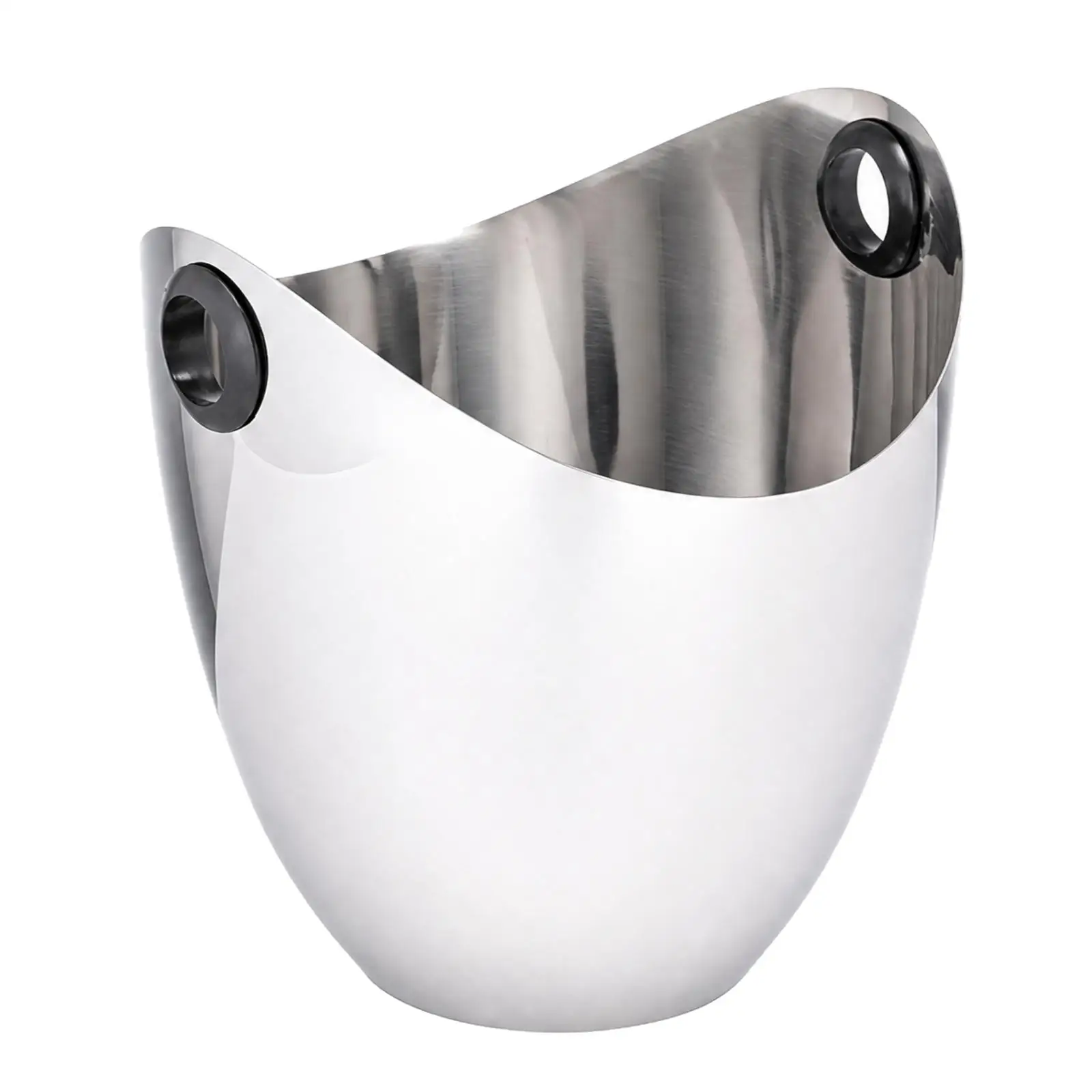 Stainless Steel Ice Vessel Versatile Oval Drink Cooler Long-Lasting