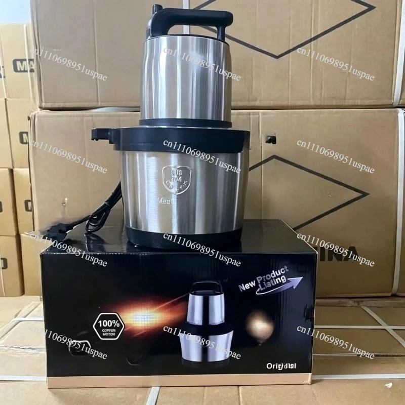 Cassava Plantain Yam Pounding Machine Stainless Steel Pounder For Fufu Maker African Household Kitchenware 6L